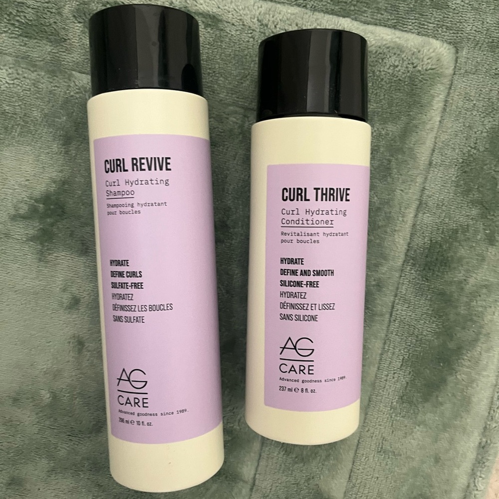 AG Care Curl Revive Shampoo and Conditioner Set